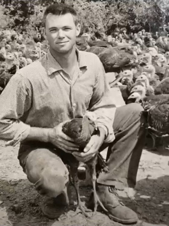A Cox grandfather on the family farm